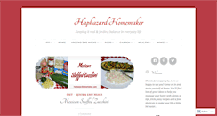 Desktop Screenshot of haphazardhomemaker.com